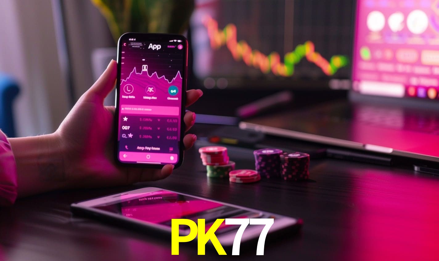 Recursos Exclusivos do App PK77 - Modo Offline, Login Biométrico